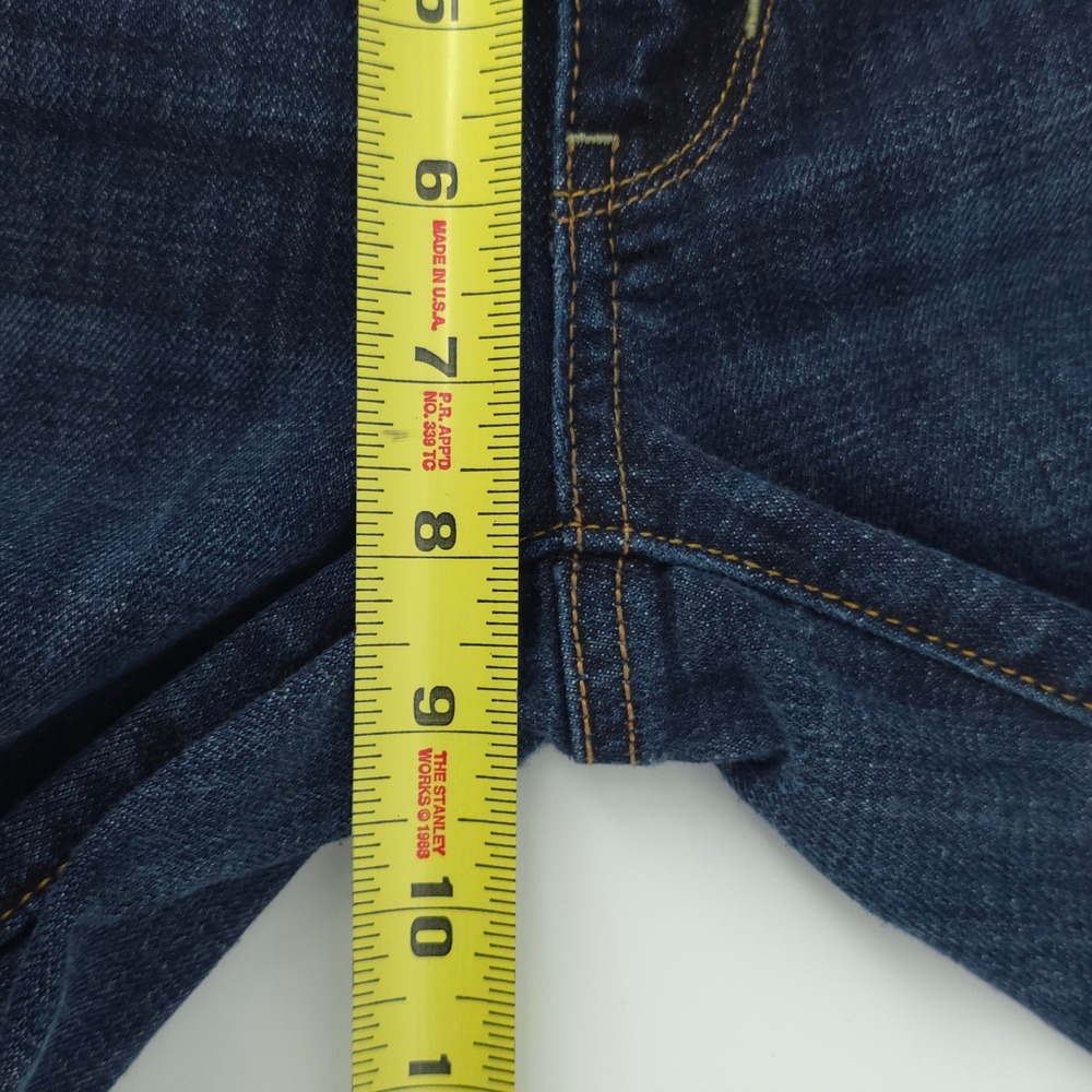 American Eagle Artist Crop Womens Jeans 4 Dark Blue Stretch Denim Casual - Picture 8 of 9